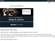 Tablet Screenshot of juniorshop.nl